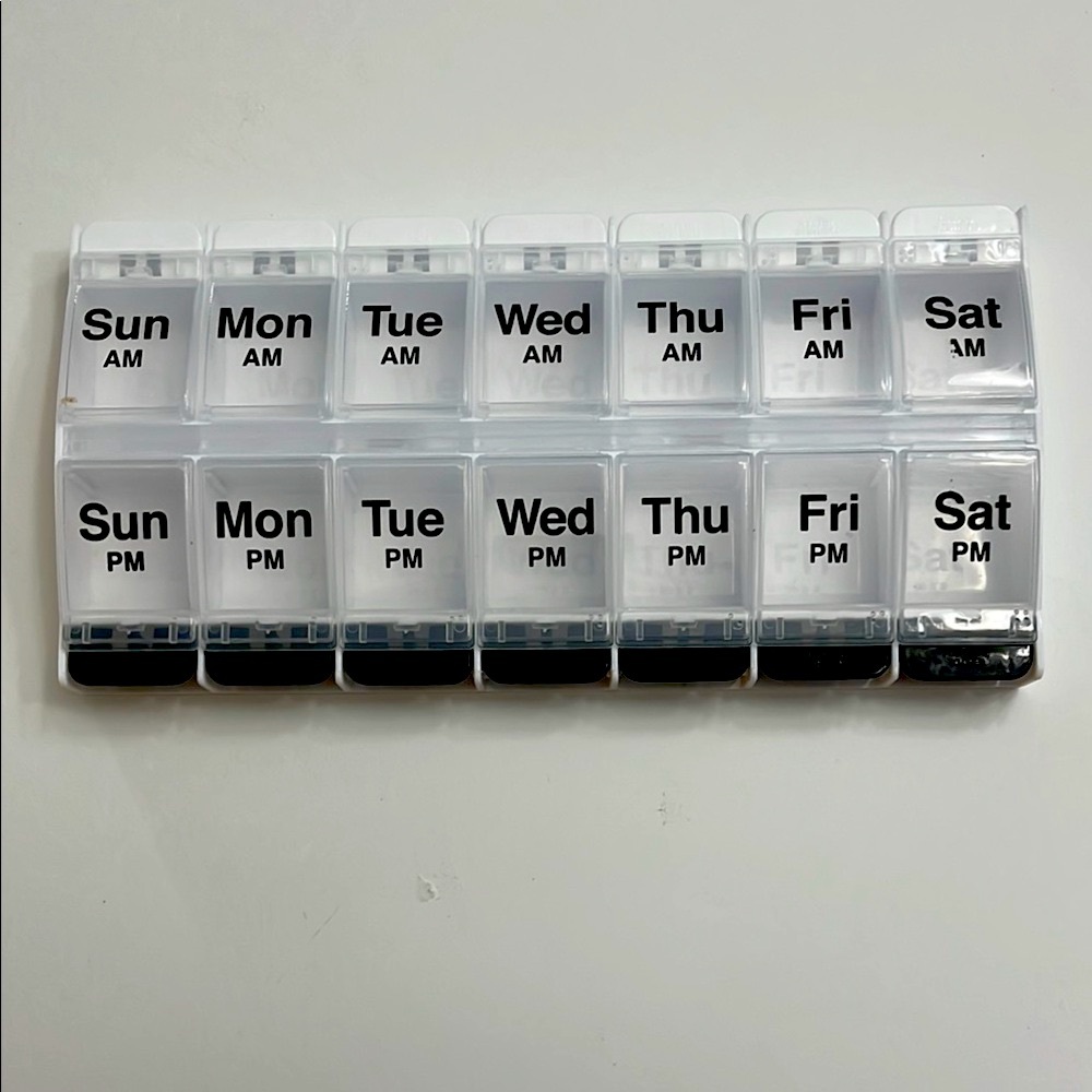 7-Day Pill Organizer with AM & PM Compartments